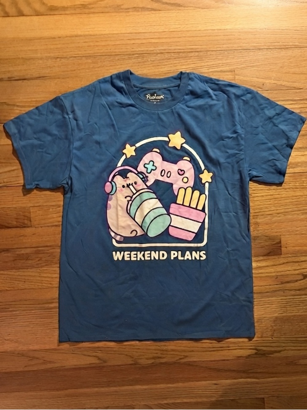 Weekend Plans Gamer Pusheen Graphic Tee